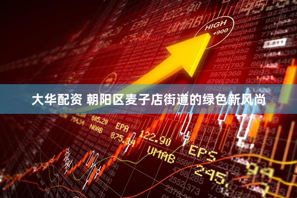 大华配资 朝阳区麦子店街道的绿色新风尚