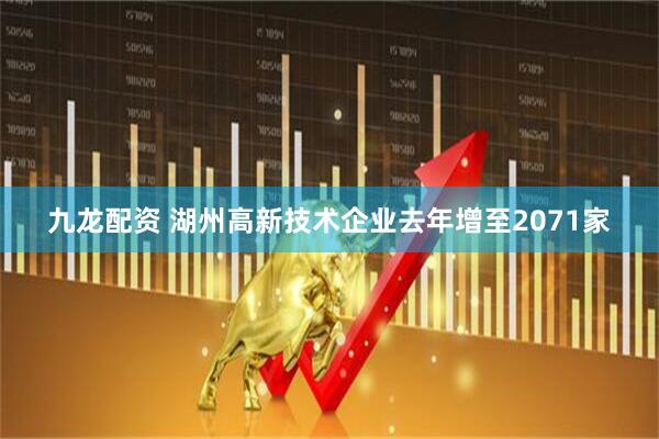 九龙配资 湖州高新技术企业去年增至2071家
